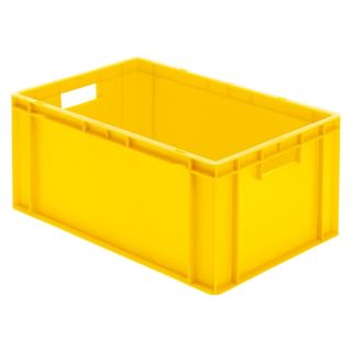 Cutie stivuibila LA-KA-PE TK600/270-0 600x400x270mm galbena cu maner