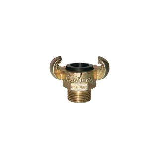 Cupla cu filet exterior cu gheare, DIN 3489, fonta maleabila, G 3/8", pentru cheie 27 mm, LUDECKE