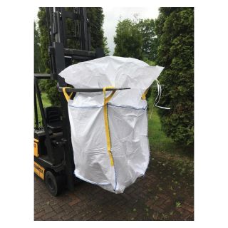 Sac mare pentru marfuri vrac, 4 bucle de ridicare si aparatoare exterioara, 900 x 900 x 1100 mm, portanta 1000 kg