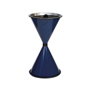 Scrumiera inalta DIABOLO, inaltime 770 mm, Ø 405 mm, albastra