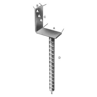 Suport reazem TZN in forma de L 75 CE