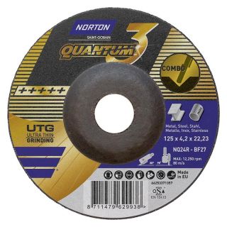 Combo disc de taiere/slefuire offset 125x4,2