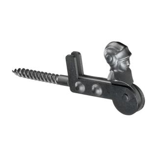 Dispozitiv de blocare pentru oblon, 120mm, cu opritor, fixare prin insurubare, POLLMANN