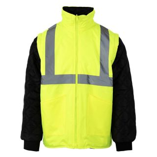 Jacheta de protectie Renaia BRIGHTON, galben/negru, mas. 2XL