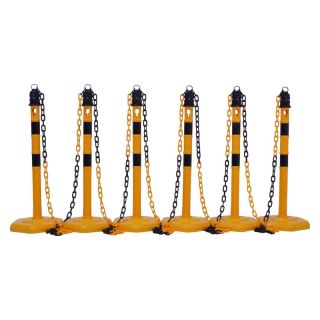 Stalp de lant - set, g/s 6 stalpi + lant 5x3m