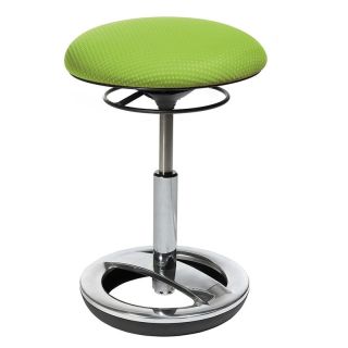Taburet Sittness BOB, verde mar, inaltime reglabila 440 - 570 mm, sezut Ø 385 mm, TOPSTAR