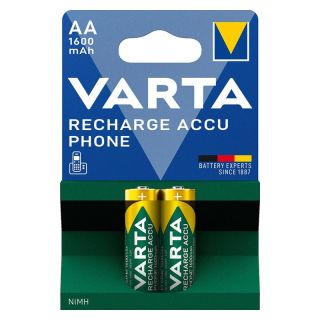 Acumulatori RECHARGE ACCU Phone Mignon AA, HR06, 1600 mAh, blister de 2 buc, VARTA