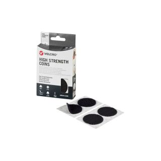 Banda adeziva Velcro cu rezistenta mare, buline Ø 45 mm, negru, VELCRO