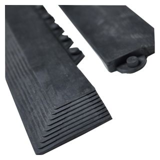 Profil de margine, negru, cu butoane, 990 x 75 mm