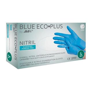 Manusi unica folosinta Ampri ECO-PLUS, albastru, mas. XL, 100 bucati