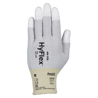 Manusi protectie taiere Ansell HYFLEX 48-135, alb/gri, mas. 10