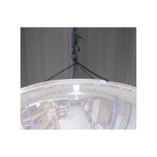 Oglinda tip dom cu set de lanturi, 360°, Ø 800 mm, vizualizare 21-30 mm, adancime 350 mm, DANCOP