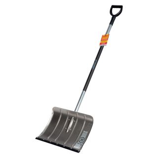 Lopata de zapada din aluminiu, cu maner in D + margine in soapta