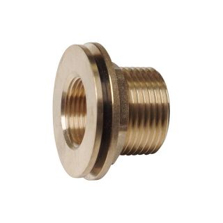 Conexiune pentru butoi de ploaie, din alama, IG 3/4"- AG 1", GEKA