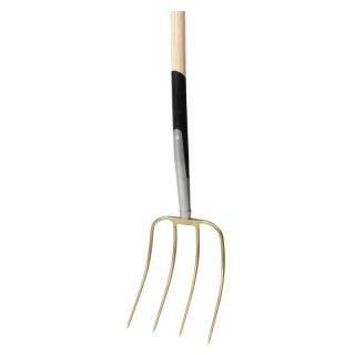 Furca de gunoi de grajd 220mm 4 dinti cu maner Floraworld