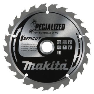 Panza fierastrau circular Makita MFORCE, 190x15.88x1.2mm, 12 dinti