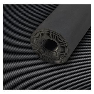 Covoras cu caneluri fine SBR, negru 3mm 1000mm 10m