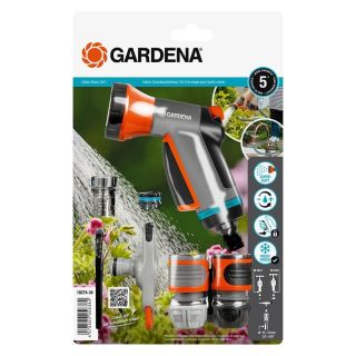 Set de baza pentru stropit cu racord la robinet de interior Aktion, 4 buc, GARDENA