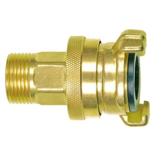 Piesa filetata GEKA, SD, MS, cu filet exterior, 1", pentru cheie 24 mm, max. 25 bar, alama, GEKA