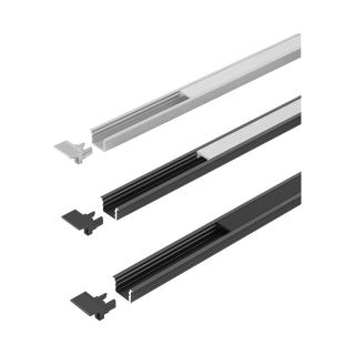 Profil ChannelLine i2, 3000 mm, aluminiu/opal, 10 bucati, HALEMEIER