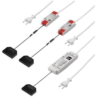 Balast LED ECG 5-30 W, 100-240 Volt, fisa plata Euro si LED-Mini M1, reglabil, HALEMEIER