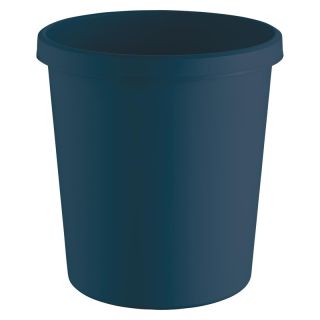 Cos de gunoi, model The green german, din plastic reciclat, 18 l, inaltime 331 mm, Ø 315 mm, albastru