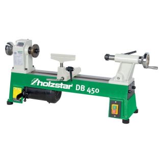 Strung pentru lemn DB 450, 230 V, filet prindere M33 x 3.5, 0.37 kW, 450 mm intre centre, HOLZSTAR