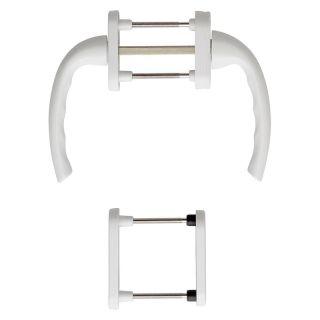 Set maner pentru usa de balcon 68–73mm, seria Tokyo 0710RH/66N/U26/0710, 7 mm, PZ, F9016, HOPPE