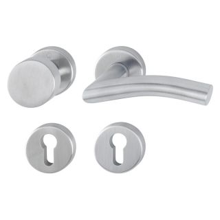 Set maner asimetric pentru usi 37–42mm, seria Antwerpen E58/42KV/42KVS/1420Z, 8 mm, PZ, pe dreapta, HOPPE