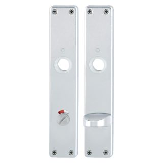 Placuta lunga 202SP-SK/OL, pentru clanta usii de baie, cu incuietoare, F2, 78mm, HOPPE