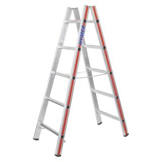 Scara cu trepte, accesibila din ambele parti, 2 x 5 trepte, 1.47 m, HYMER