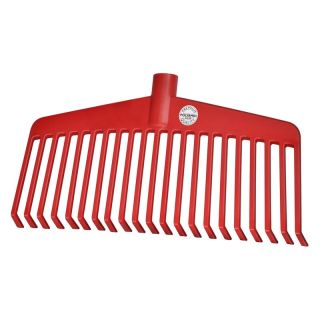 Perie frunze nylon rosu 21 dinti latime de lucru 38 cm