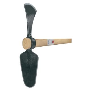 Sapa ovala forjata cu coada din lemn Idealspaten 455x1050 mm