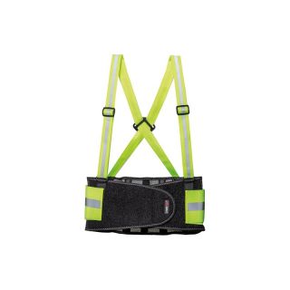 Curea de sprijin pentru spate BR 110, HiVis galben/negru, marime M, 68-96cm, KNEETEK