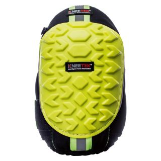 Genunchiere HiVis, negru/galben, KNEETEK