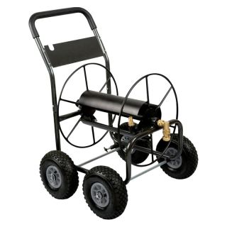 Carucior pentru furtun 3/4" SL: 110m, 4x roti din plastic