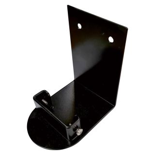 Suport de perete, metal, negru, conexiune cu surub