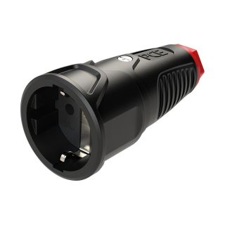 Cuplaj de contact de protectie IP20 cauciuc solid 16A / 250V AC / 3p (2P+E)