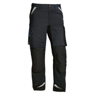 Pantaloni B Flexolution marimea 60, negru/albastru