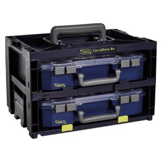 Cadru de transport CarryMore 80 x 2, echipat cu 2 cutii organizator, 386 x 278 x 241 mm, portanta 25 kg, RAACO