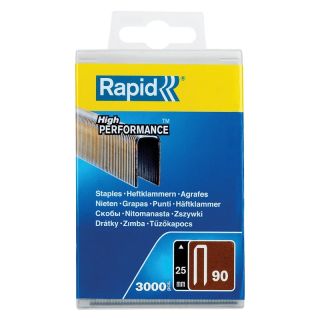 Capse inguste, tip 90, 25mm, 3000 buc, RAPID