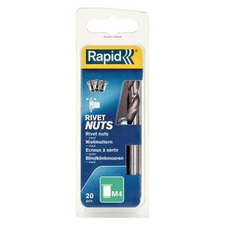 Nit piulite filetate, otel, M4, 20 buc, RAPID