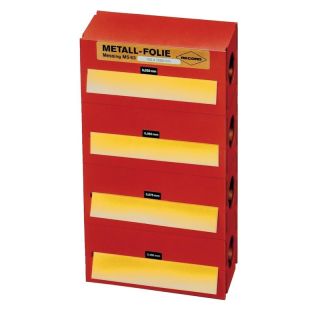 Set folii calibrate din alama, 150x1200mm, RECORD