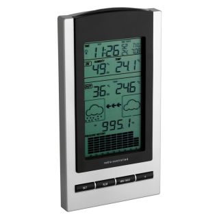 Statie meteo fara fir GAIA cu transmitator, argintiu/negru