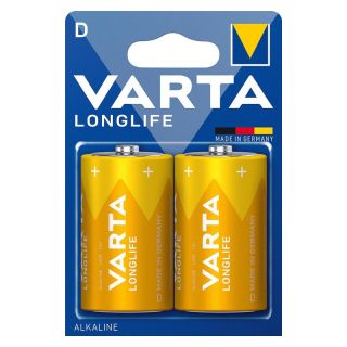 Baterii LONGLIFE Mono D LR 20, blister de 2, VARTA