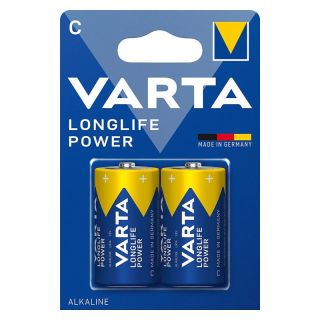 Baterii LONGLIFE Power Baby C LR 14, blister de 2 bucati, VARTA