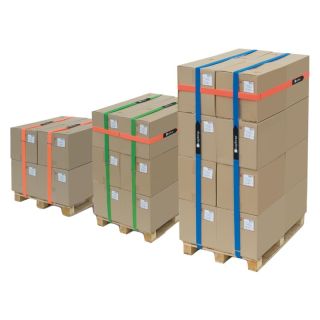 Curea de fixare VELCRO LOGISTRAP, 50 mm x 4 m, galbena, 2 buc, VELCRO