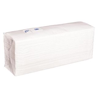 Lavete de curatare Viscotex Classic, intercalate, alb, 42 x 38 cm, 100 % viscoza