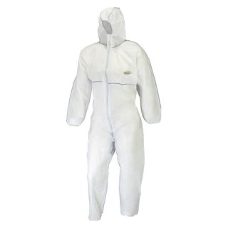 Combinezon de protectie Asatex SMS-1, alb, mas. L