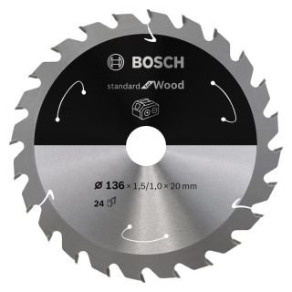 Panza fierastrau circular Bosch PRO Wood, 136x20x1.5/1mm, 24 dinti
